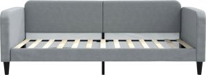 vidaXL vidaXL Sofa rozsuwana, jasnoszara, 100x200 cm, tkanina 7