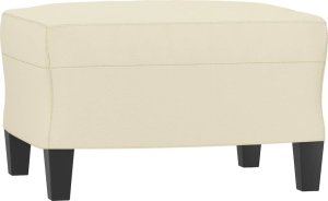 vidaXL vidaXL 4-osobowa sofa z poduszkami, kremowa, sztuczna skóra 6