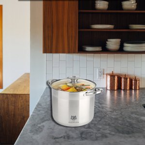 Karl Hausmann Garnek tradycyjny duży 7,2 l indukcja gaz stalowy 2