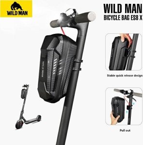 WildMan WILDMAN Etui/uchwyt na hulajnogę ES8X Max sakwa na ramę czarna/black 1