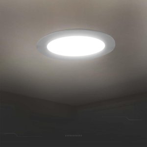 V-TAC Panel LED Wpuszczany Premium Downlight 18W Okrągły fi220 VT-61018 6500K 1980lm 4