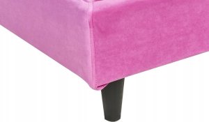 Beliani Wymienne obicie do łóżka 90 x 200 cm fuksjowe FITOU 9