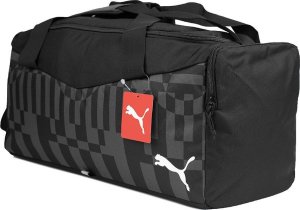 Puma Torba sportowa individualRISE Small szaro-czarna (79912 03) 4