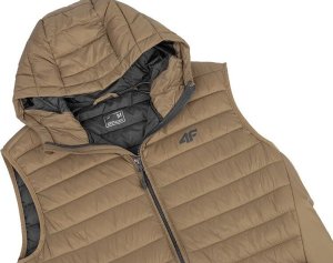 4f Kamizelka męska 4F M063 jasny brąz 4FAW23TVESM063 82S M 3