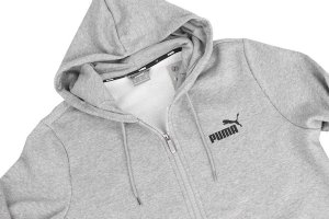 Puma Bluza męska Puma ESS Small Logo FZ Hoodie FL szary 586702 03 M 3