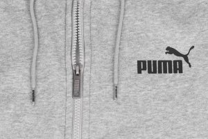 Puma Bluza męska Puma ESS Small Logo FZ Hoodie FL szary 586702 03 L 2
