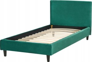 Beliani Wymienne obicie do łóżka welurowe 90 x 200 cm ciemnozielone FITOU 5