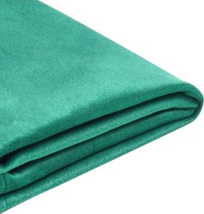 Beliani Wymienne obicie do łóżka welurowe 90 x 200 cm ciemnozielone FITOU 6