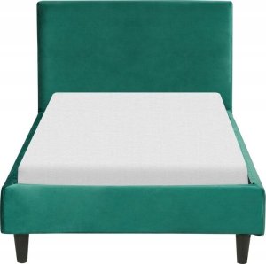 Beliani Wymienne obicie do łóżka welurowe 90 x 200 cm ciemnozielone FITOU 10