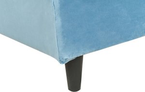 Beliani Wymienne obicie do łóżka 90 x 200 cm błękitne FITOU 8