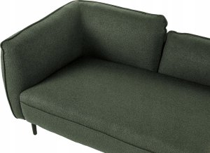 Beliani Szezlong boucle lewostronny zielony CHEVANNES 7