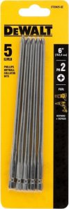Triton DT20425-QZ Długie bity PH2 153mm 5szt. DeWalt 2