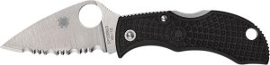 Spyderco Spyderco MANBUG FRN BLACK LEAF SERRATED MBKLFS 1