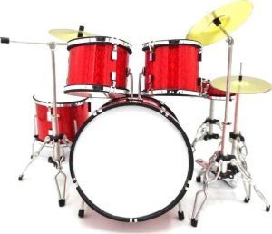 Giftdeco Mini perkusja czerwona MDR-0121, skala 1:5 3