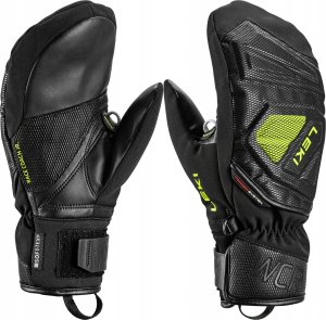 Leki LEKI RĘKAWICE WCR C-Tech 3D Jr. Mitt black-lemon 6.0 1