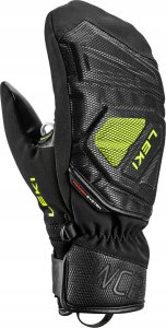 Leki LEKI RĘKAWICE WCR C-Tech 3D Jr. Mitt black-lemon 7.0 2