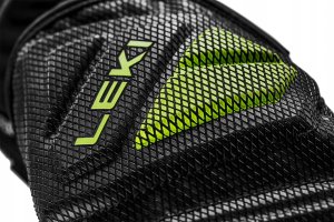 Leki LEKI RĘKAWICE WCR C-Tech 3D Jr. Mitt black-lemon 7.0 7