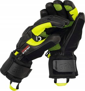 Leki LEKI RĘKAWICE Griffin Pro 3D black/lime 10.5 2