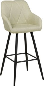 Beliani Zestaw 2 krzeseł barowych jasnozielony DARIEN 2