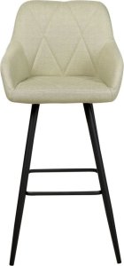 Beliani Zestaw 2 krzeseł barowych jasnozielony DARIEN 3