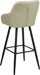 Beliani Zestaw 2 krzeseł barowych jasnozielony DARIEN 4