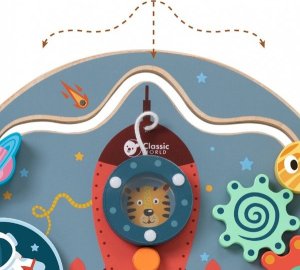 Classic World Tablica Manipulacyjna Wielofunkcyjna 6w1 Rakieta 2