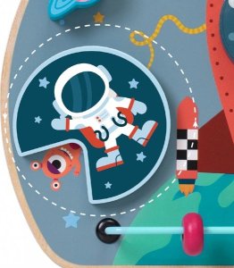 Classic World Tablica Manipulacyjna Wielofunkcyjna 6w1 Rakieta 3