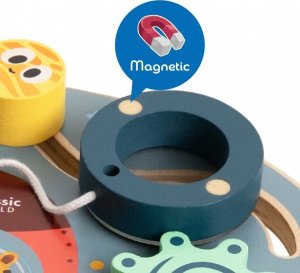 Classic World Tablica Manipulacyjna Wielofunkcyjna 6w1 Rakieta 4