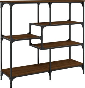 vidaXL vidaXL Stolik konsolowy, brązowy dąb, 103x32x95 cm 2