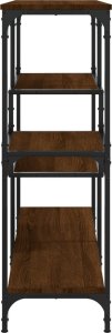vidaXL vidaXL Stolik konsolowy, brązowy dąb, 103x32x95 cm 5