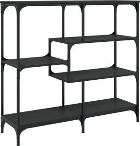 vidaXL Stolik konsolowy, czarny, 103x32x95 cm 2