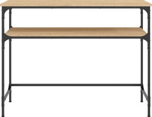 vidaXL Stolik konsolowy, dąb sonoma, 100x35,5x75 cm 4