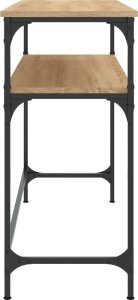 vidaXL Stolik konsolowy, dąb sonoma, 100x35,5x75 cm 5