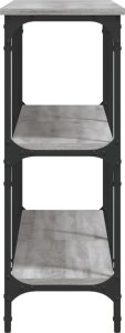 vidaXL vidaXL Stolik konsolowy, szary dąb sonoma, 150x29x75 cm 5