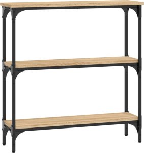 vidaXL vidaXL Stolik konsolowy, dąb sonoma, 75x22,5x75 cm 2