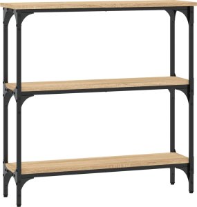 vidaXL vidaXL Stolik konsolowy, dąb sonoma, 75x22,5x75 cm 6