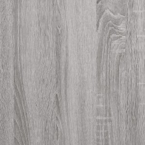 vidaXL Stolik konsolowy, szary dąb sonoma, 75x22,5x75 cm 8