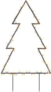 vidaXL vidaXL Świąteczna choinka na szpikulcach, 80 LED, 60 cm 2