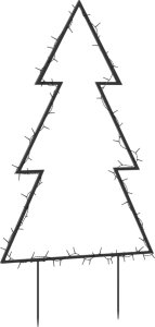 vidaXL vidaXL Świąteczna choinka na szpikulcach, 80 LED, 60 cm 7