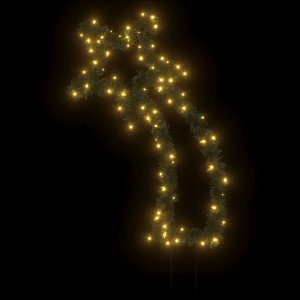 vidaXL vidaXL Gwiazda betlejemska ze szpikulcami, 80 LED, 62 cm 3