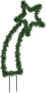 vidaXL vidaXL Gwiazda betlejemska ze szpikulcami, 80 LED, 62 cm 7