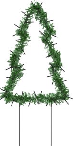 vidaXL vidaXL Świąteczne choinki na szpikulcach, 3 szt., 50 LED, 30 cm 3