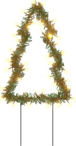 vidaXL vidaXL Świąteczne choinki na szpikulcach, 3 szt., 50 LED, 30 cm 4