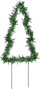 vidaXL vidaXL Świąteczne choinki na szpikulcach, 3 szt., 50 LED, 30 cm 6