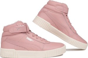 Puma Buty dla dzieci Puma Carina 2.0 Mid WTR różowe 387380 03 37 1