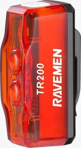 Ravemen Lampka tylna Ravemen TR200, 200 lumenów, czujnik hamowania, auto on/off, USB-C 1