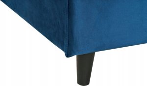 Beliani Wymienne obicie do łóżka 140 x 200 cm niebieskie FITOU 5