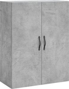 vidaXL vidaXL Witrynka, szarość betonu 69,5x34x180 cm materiał drewnopochodny 5