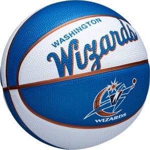 Wilson Wilson Team Retro Washington Wizards Mini Ball WTB3200XBWAS białe 3 4