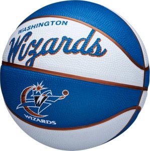 Wilson Wilson Team Retro Washington Wizards Mini Ball WTB3200XBWAS białe 3 5